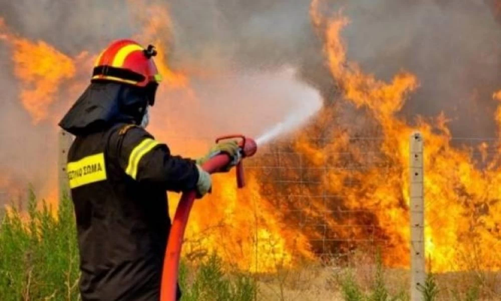 Συναγερμός στην Πυροσβεστική-Φωτιά στις Ερυθρές Αττικής